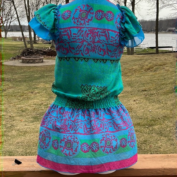 Elegant Neslay Paris cotton blouse/tunic S - Picture 3 of 7